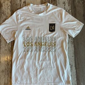 Adidas White Los Angeles Football Club Tee